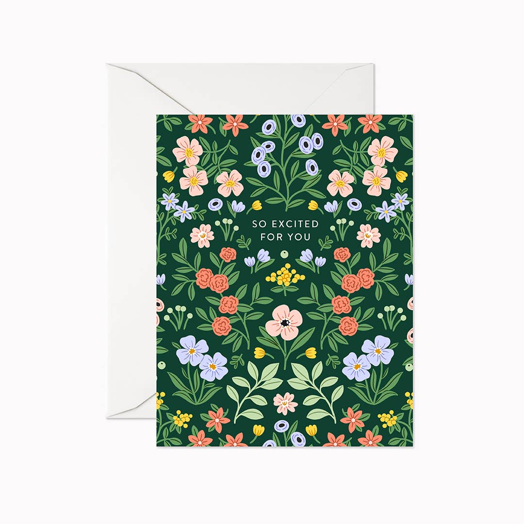 Linden Paper Co. - So Excited for You | Greeting Card