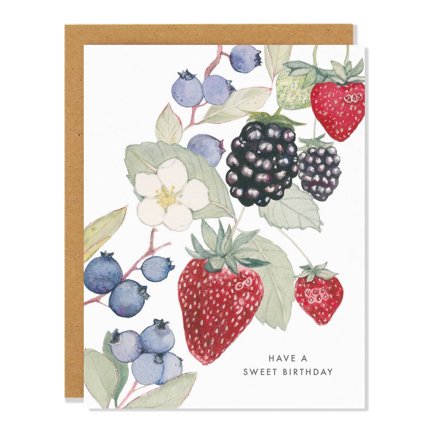 Sarah Voyer Paper - Berry Birthday Greeting Card