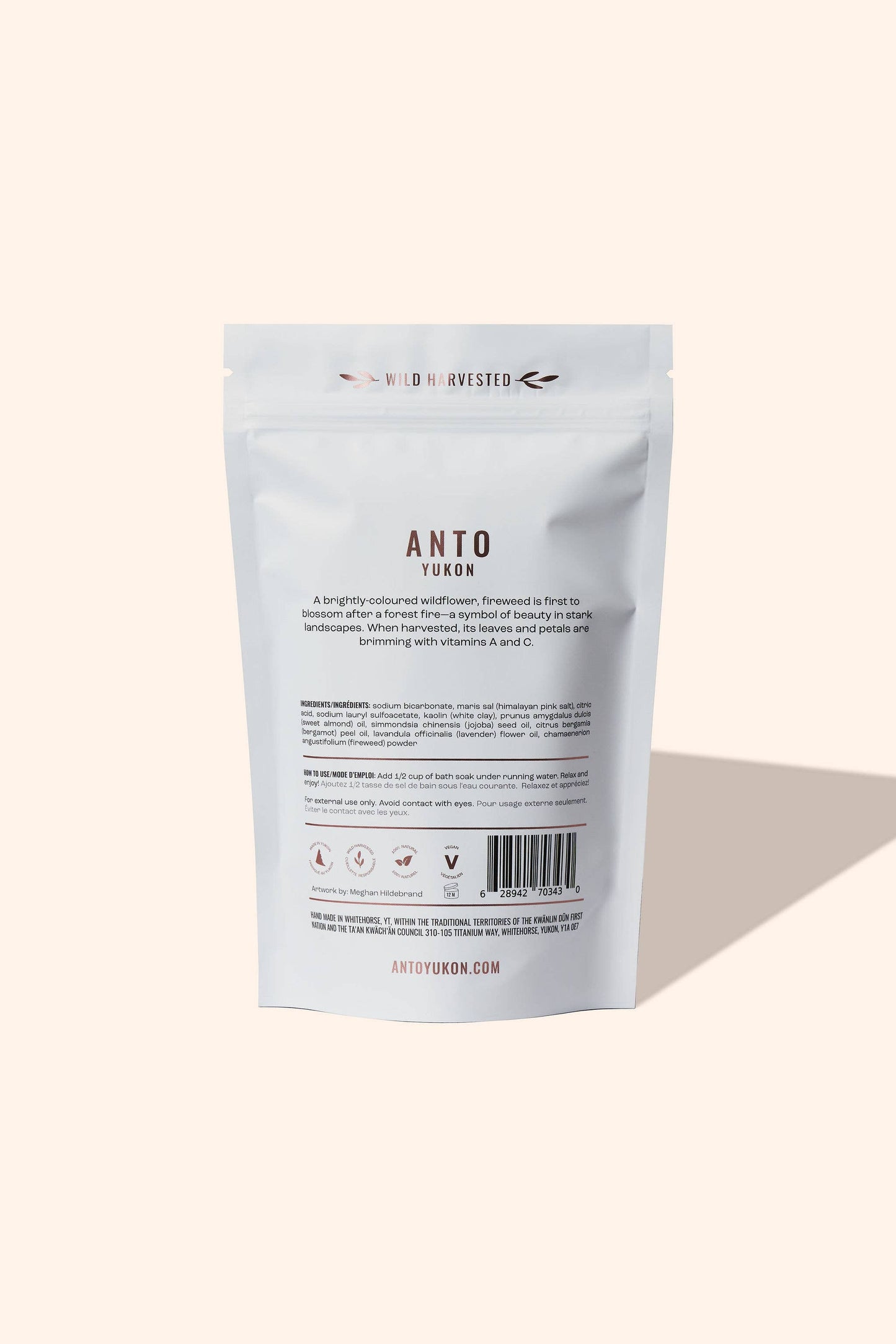 Anto Yukon - Foaming Fireweed Bath Soak - 100 g