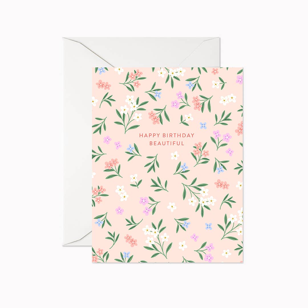 Linden Paper Co. - Happy Birthday Beautiful Card