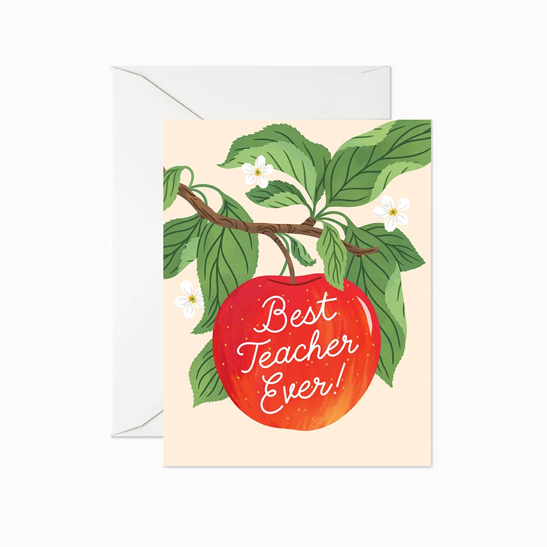 Linden Paper Co. - Best Teacher Ever | Greeting Card
