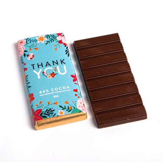 Thank You Flower Milk Chocolate Bar, 85g