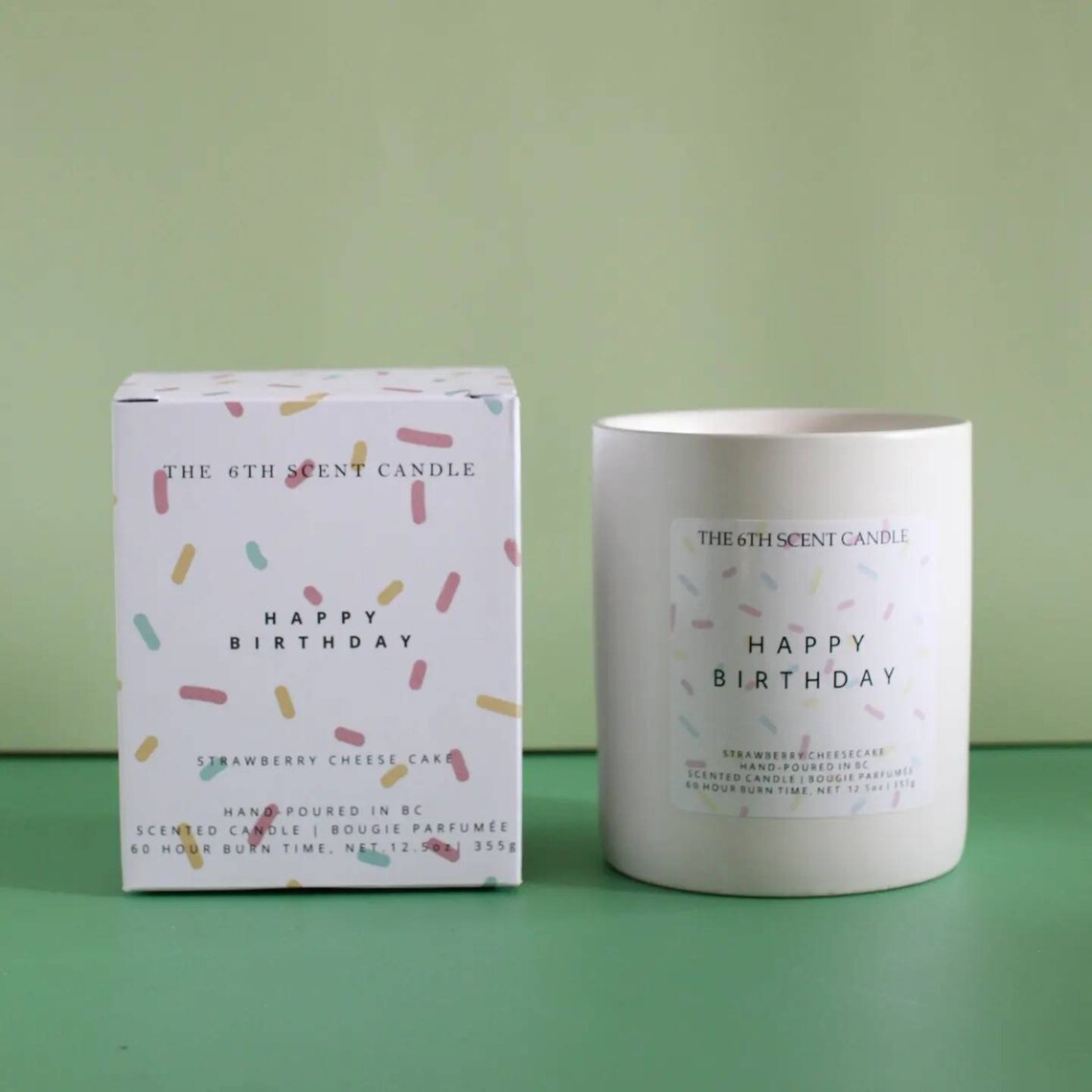 HAPPY BIRTHDAY SOY CANDLE