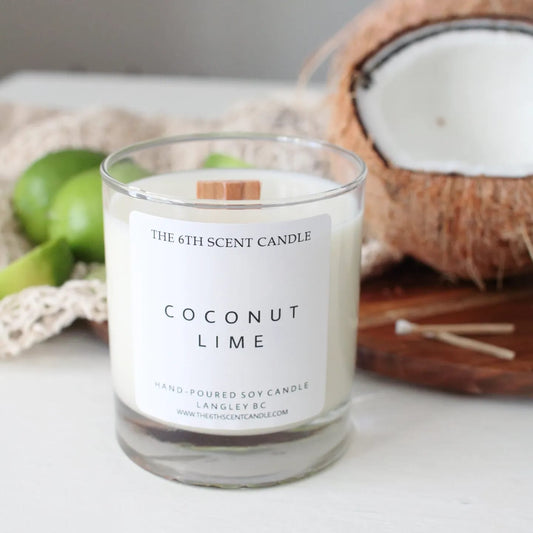 COCONUT LIME SOY CANDLE