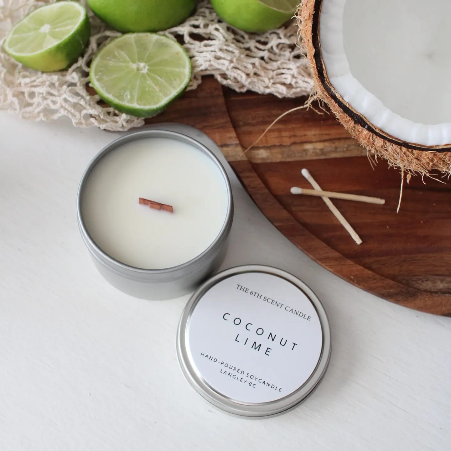 COCONUT LIME SOY CANDLE