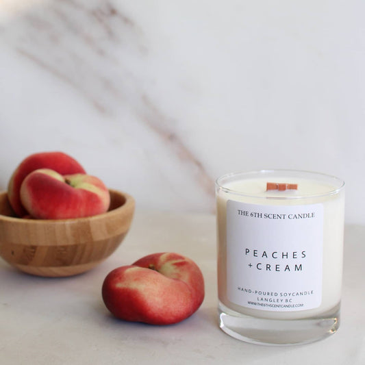 PEACHES + CREAM SOY CANDLE