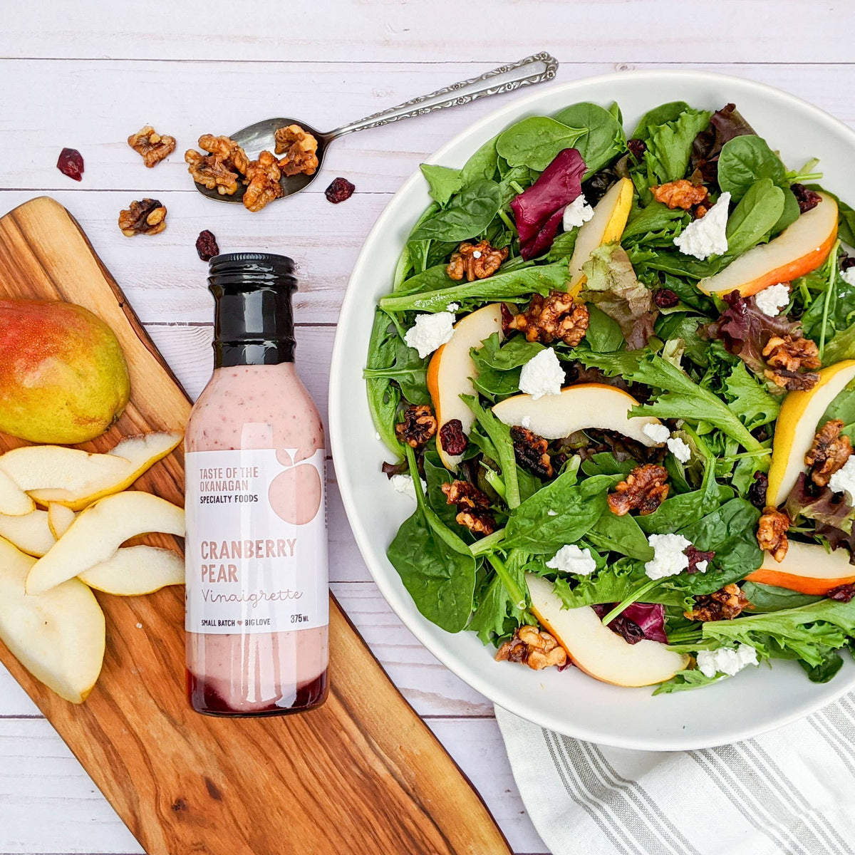 Taste of the Okanagan - Cranberry Pear Vinaigrette — Small Batch BC Salad Dressing