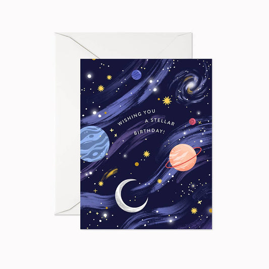 Linden Paper Co. - Stellar Birthday | Greeting Card