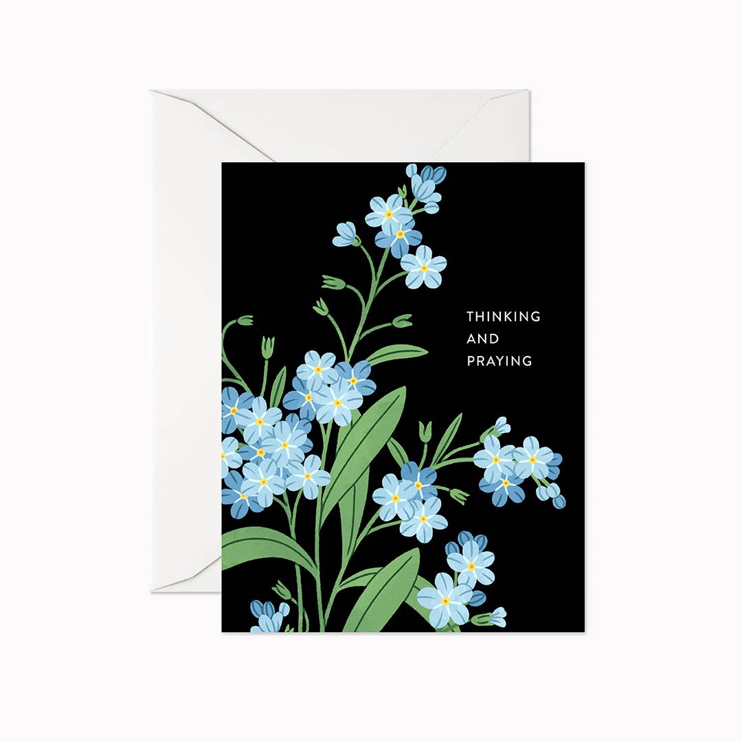 Linden Paper Co. - Thinking and Praying | Greeting Card
