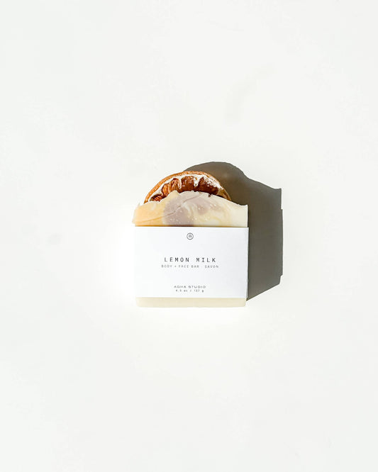 Agha Studio - Lemon Milk Body + Face Bar