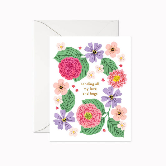 Linden Paper Co. - Sending All My Love And Hugs Card