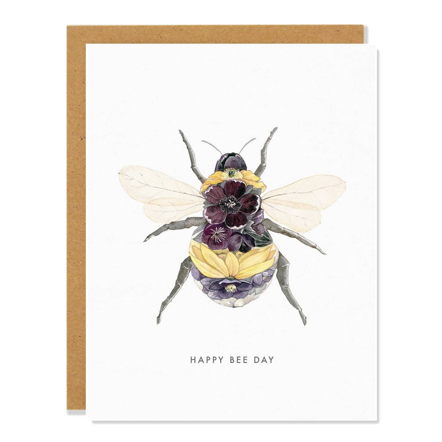 Sarah Voyer Paper - Bee Day - Birthday Greeting Card