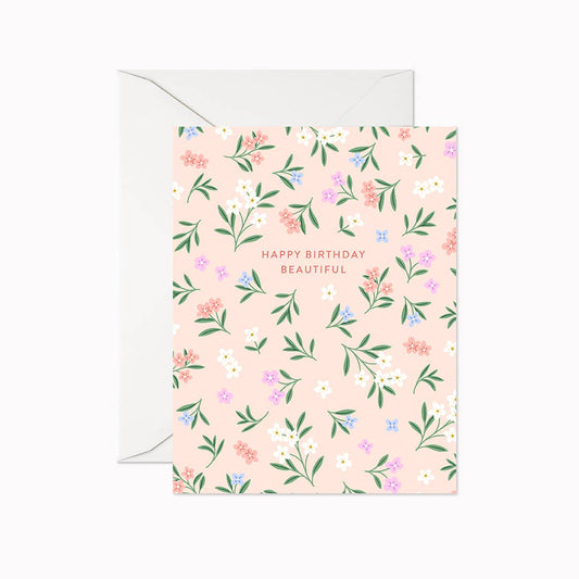 Linden Paper Co. - Happy Birthday Beautiful Card