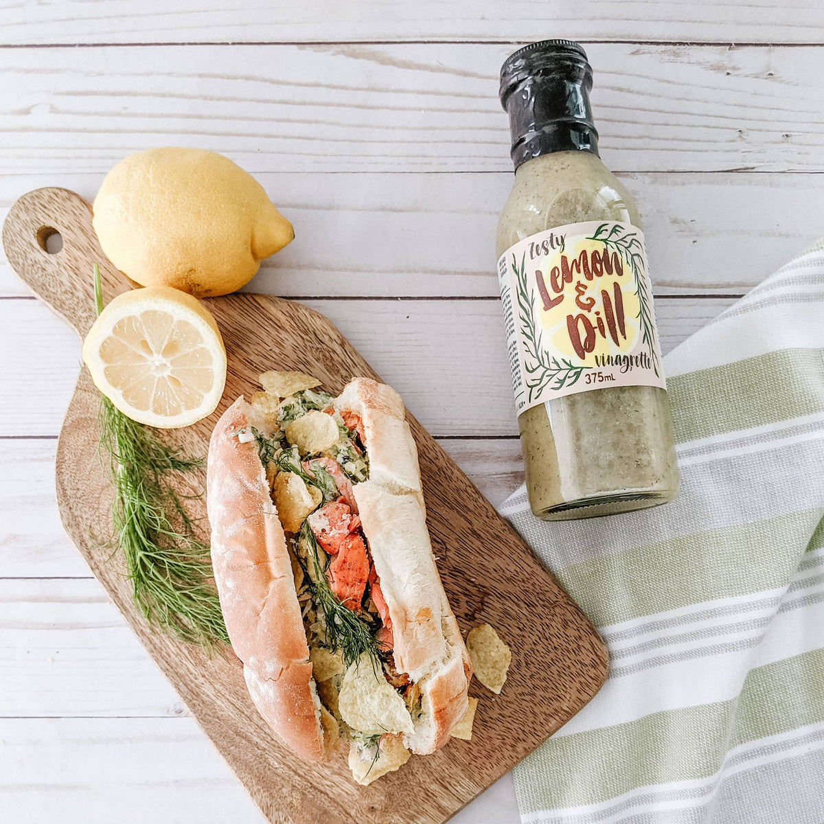 Taste of the Okanagan - Lemon Dill Vinaigrette — Small Batch BC Salad Dressing