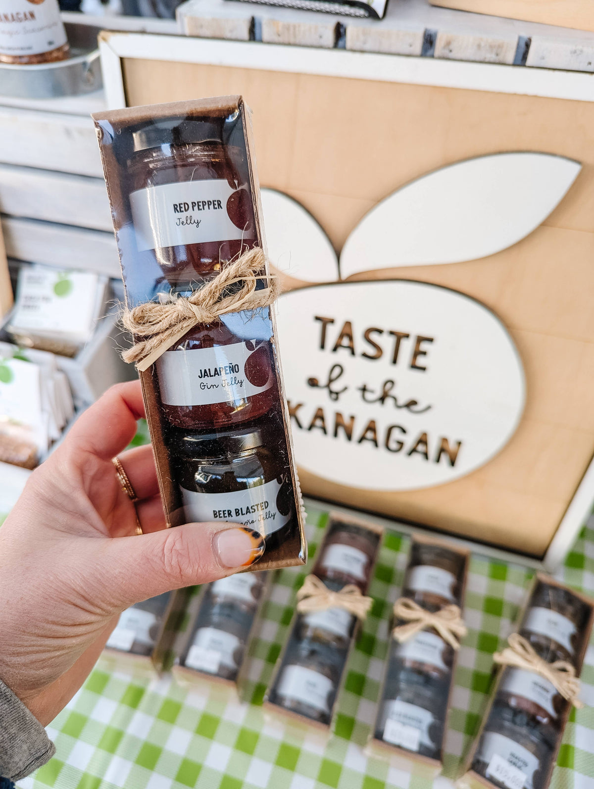 Taste of the Okanagan - Mini Trio Jelly & Preserve Gift Set for Cheese & Charcuterie