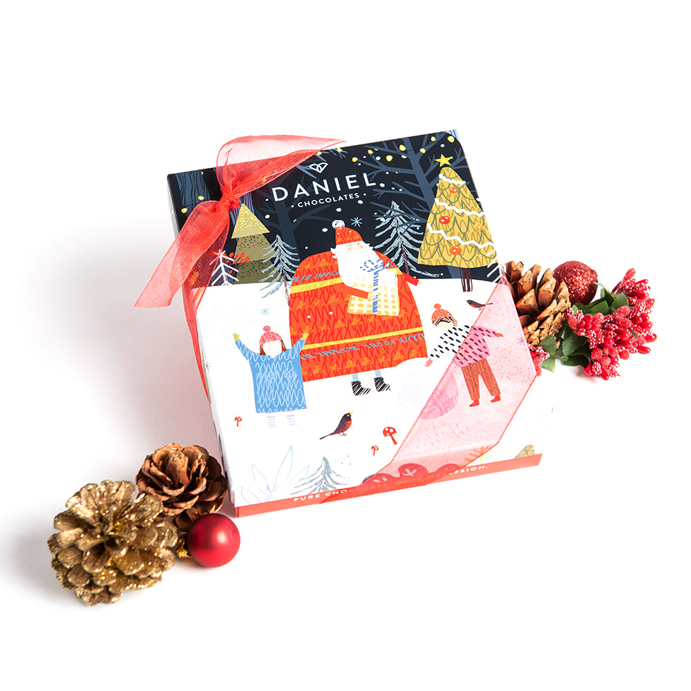 Santa Box, Assorted Chocolate 16 pc