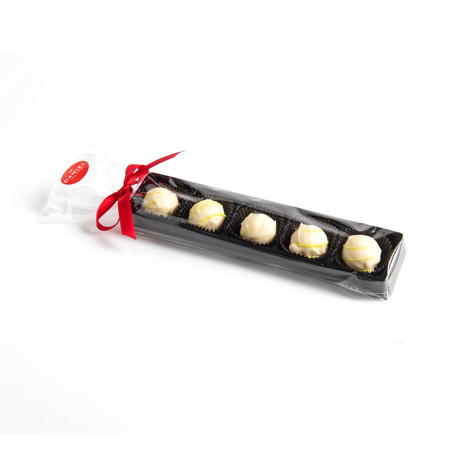 Tray of 5 Peppermint Truffles chocolates