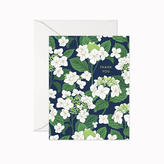 Linden Paper Co. - Thank You Hydrangeas | Greeting Card