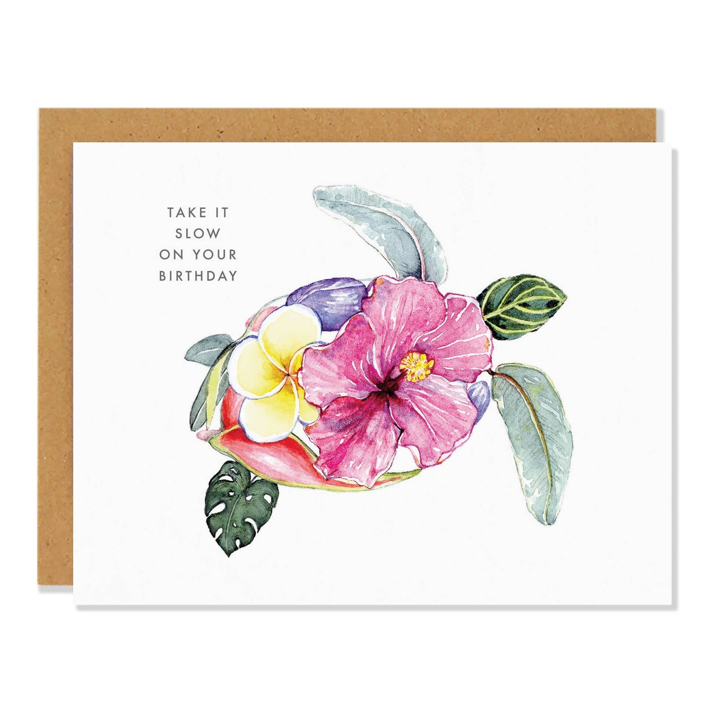 Sarah Voyer Paper - Turtle Birthday Greeting Card
