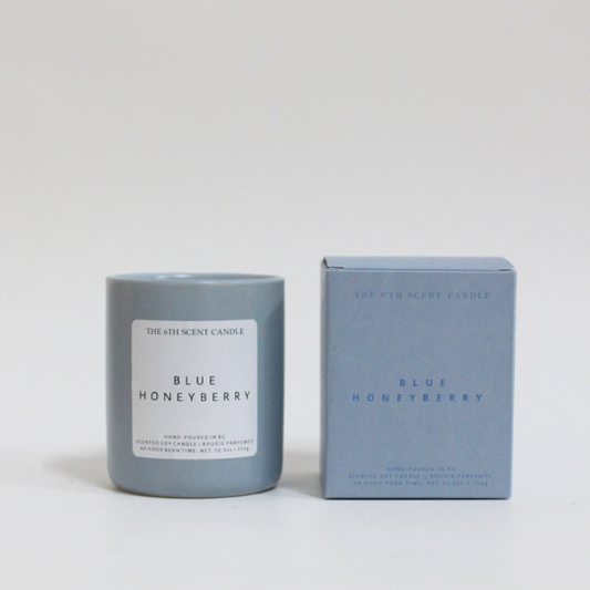 Spring Collection – Blue Honeyberry Soy Candle