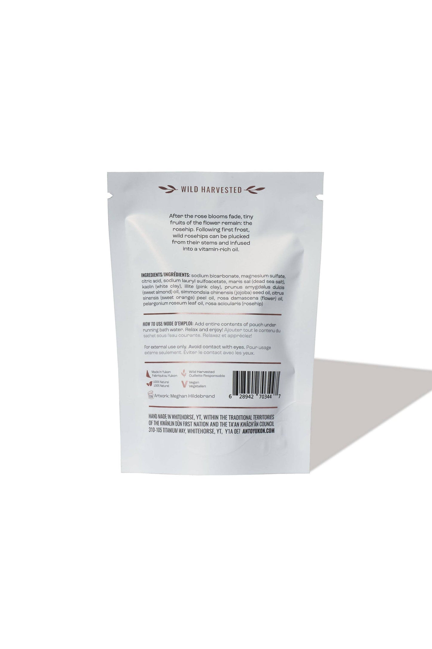 Anto Yukon - Foaming Rosehip Bath Soak - 100 g