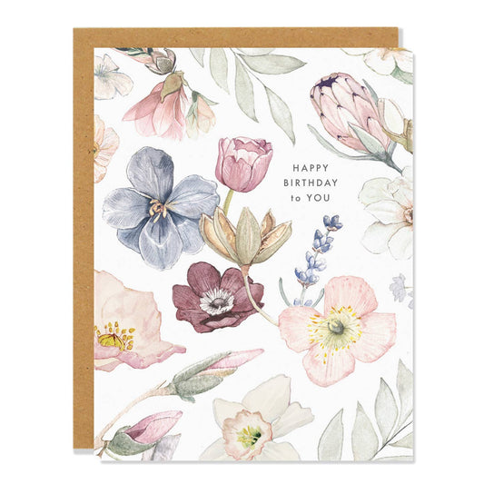 Sarah Voyer Paper - Pastel Birthday Greeting Card