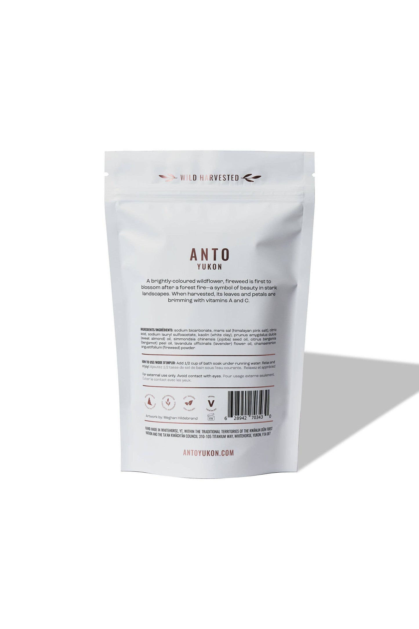 Anto Yukon - Foaming Fireweed Bath Soak - 100 g