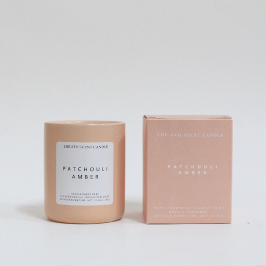 Spring Collection – Patchouli Amber Soy Candle