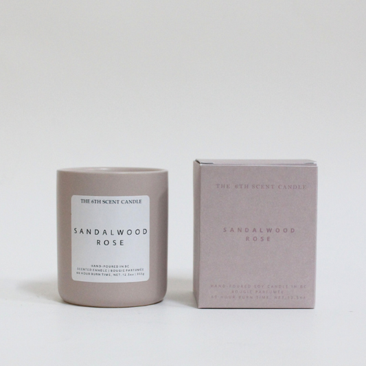 Spring Collection – Sandalwood Rose Soy Candle