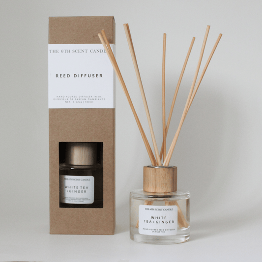 Reed Diffuser- White tea + Ginger